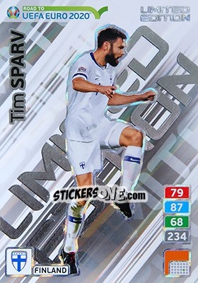 Cromo Tim Sparv - Road to UEFA Euro 2020. Adrenalyn XL - Panini