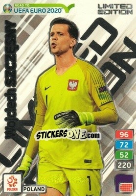 Sticker Wojciech Szczęsny - Road to UEFA Euro 2020. Adrenalyn XL n. LE-WS - Panini