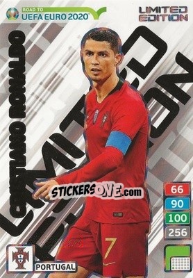 Sticker Cristiano Ronaldo - Road to UEFA Euro 2020. Adrenalyn XL n. XXL-CR - Panini