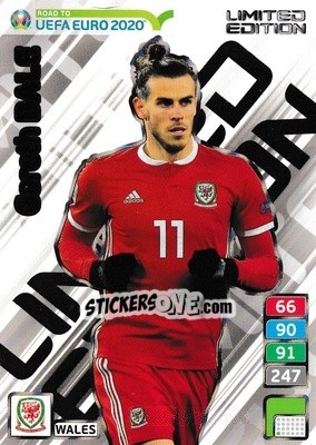 Figurina Gareth Bale - Road to UEFA Euro 2020. Adrenalyn XL - Panini