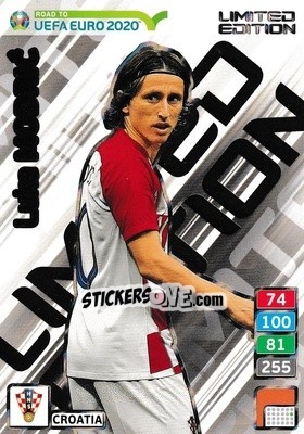 Sticker Luka Modric - Road to UEFA Euro 2020. Adrenalyn XL - Panini