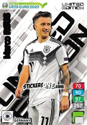 Sticker Marco Reus - Road to UEFA Euro 2020. Adrenalyn XL n. XXL-MR - Panini