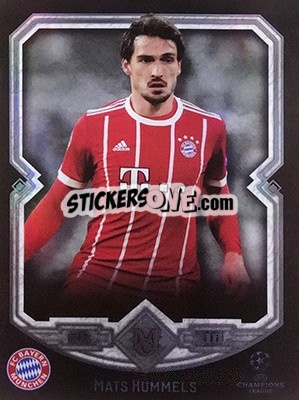 Sticker Mats Hummels - UEFA Champions League Museum Collection 2017-2018 n. 14 - Topps
