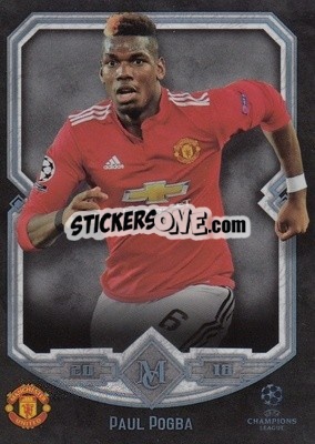 Sticker Paul Pogba - UEFA Champions League Museum Collection 2017-2018 n. 24 - Topps
