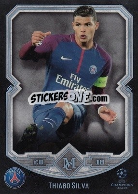 Sticker Thiago Silva - UEFA Champions League Museum Collection 2017-2018 - Topps
