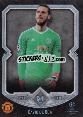 Sticker David de Gea - UEFA Champions League Museum Collection 2017-2018 n. 40 - Topps