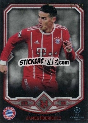 Sticker James Rodríguez - UEFA Champions League Museum Collection 2017-2018 n. 51 - Topps