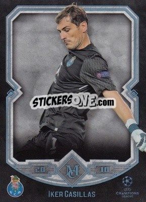 Sticker Iker Casillas - UEFA Champions League Museum Collection 2017-2018 n. 55 - Topps