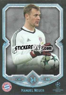 Sticker Manuel Neuer - UEFA Champions League Museum Collection 2017-2018 n. 65 - Topps