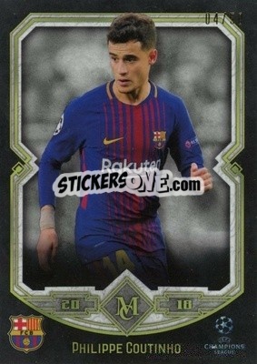 Sticker Philippe Coutinho - UEFA Champions League Museum Collection 2017-2018 n. 67 - Topps