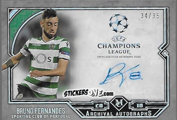 Sticker Bruno Fernandes - UEFA Champions League Museum Collection 2017-2018 n. AA-BF - Topps
