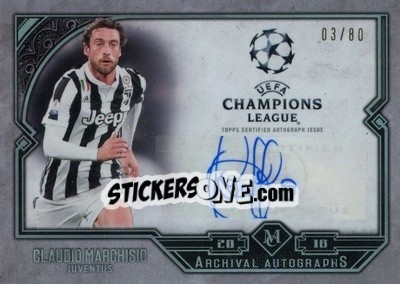 Sticker Claudio Marchisio - UEFA Champions League Museum Collection 2017-2018 - Topps