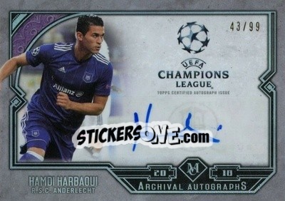 Sticker Hamdi Harbaoui - UEFA Champions League Museum Collection 2017-2018 - Topps