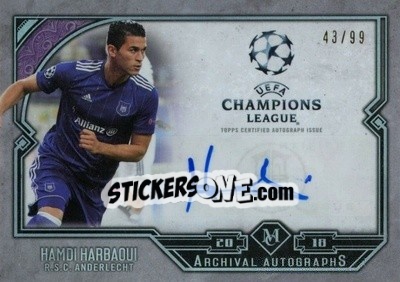 Figurina Hamdi Harbaoui - UEFA Champions League Museum Collection 2017-2018 n. AA-HHA - Topps