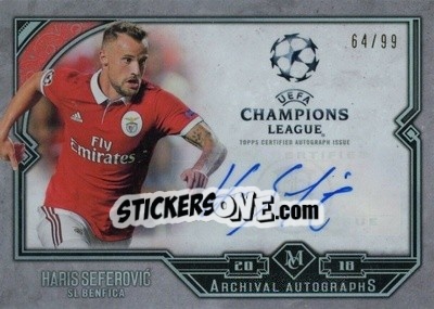 Sticker Haris Seferovic - UEFA Champions League Museum Collection 2017-2018 - Topps