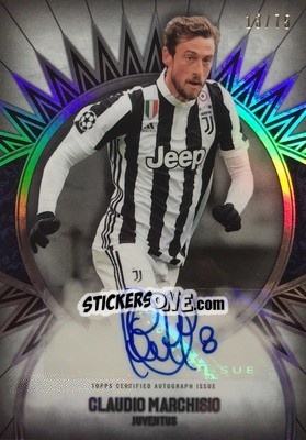 Sticker Claudio Marchisio - UEFA Champions League Museum Collection 2017-2018 n. RTK-CM - Topps