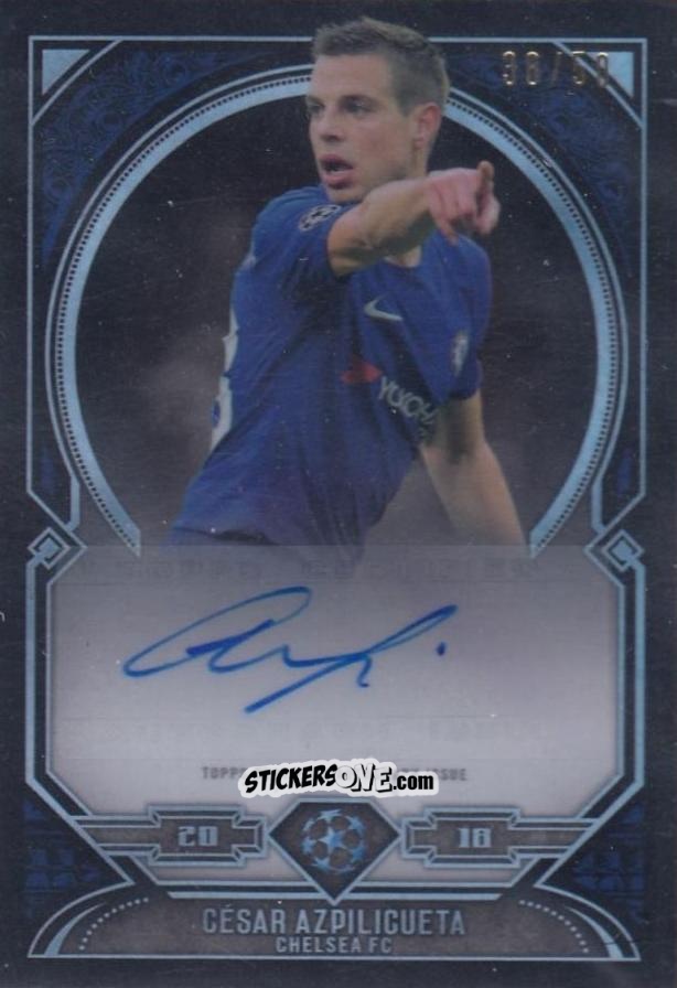 Cromo César Azpilicueta - UEFA Champions League Museum Collection 2017-2018 n. FA-CA - Topps