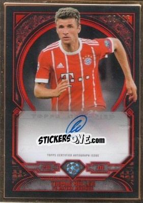 Sticker Thomas Müller - UEFA Champions League Museum Collection 2017-2018 n. FA-TM - Topps