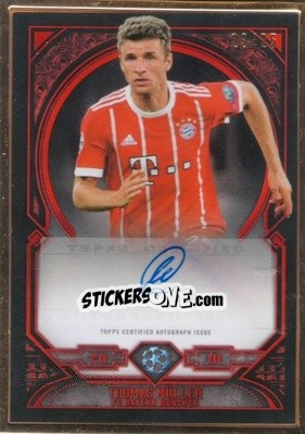 Sticker Thomas Müller - UEFA Champions League Museum Collection 2017-2018 - Topps