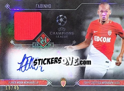 Sticker Fabinho - UEFA Champions League Museum Collection 2017-2018 n. MAR-F - Topps