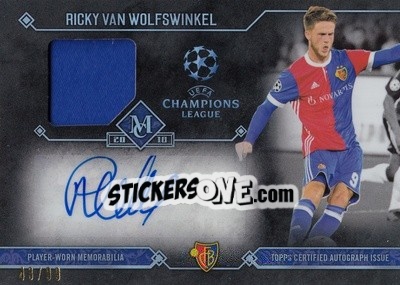 Sticker Ricky van Wolfswinkel - UEFA Champions League Museum Collection 2017-2018 n. MAR-RVW - Topps