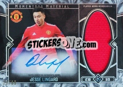 Sticker Jesse Lingard - UEFA Champions League Museum Collection 2017-2018 - Topps