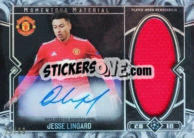 Sticker Jesse Lingard - UEFA Champions League Museum Collection 2017-2018 n. AJR-JL - Topps