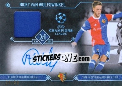 Sticker Ricky van Wolfswinkel - UEFA Champions League Museum Collection 2017-2018 n. AJR-RVW - Topps