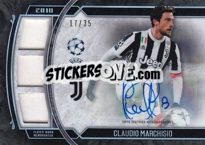 Sticker Claudio Marchisio - UEFA Champions League Museum Collection 2017-2018 n. TRA-CM - Topps