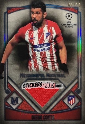 Sticker Diego Costa - UEFA Champions League Museum Collection 2017-2018 n. MMSR-DC - Topps