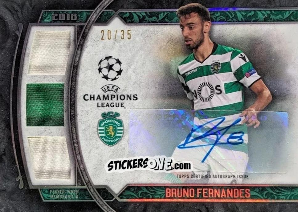 Sticker Bruno Fernandes - UEFA Champions League Museum Collection 2017-2018 n. MTR-BF - Topps