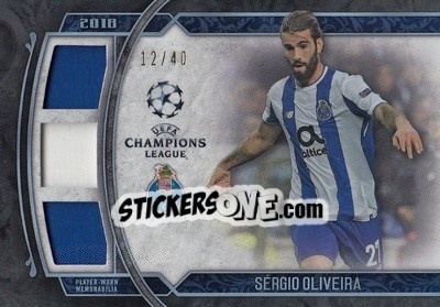 Sticker Sérgio Oliveira - UEFA Champions League Museum Collection 2017-2018 n. MTR-SO - Topps