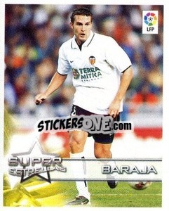 Sticker Baraja (Valencia C.F.) - Superliga de Estrellas 2002-2003 n. 7 - Panini