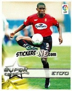Sticker Eto'O (R.C.D. Mallorca) - Superliga de Estrellas 2002-2003 n. 15 - Panini
