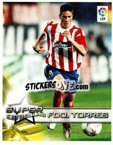 Sticker Fernando Torres (At. Madrid) - Superliga de Estrellas 2002-2003 n. 17 - Panini