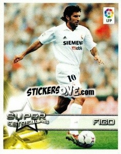 Sticker Figo (Real Madrid) - Superliga de Estrellas 2002-2003 n. 18 - Panini