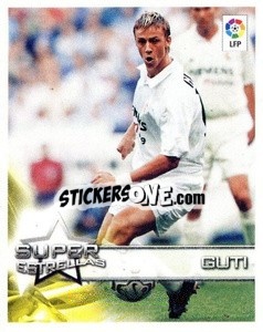 Figurina Guti (Real Madrid) - Superliga de Estrellas 2002-2003 n. 19 - Panini