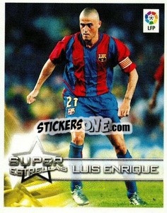 Sticker Luis Enrique (F.C. Barcelona) - Superliga de Estrellas 2002-2003 n. 25 - Panini