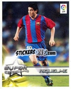 Sticker Riquelme (F.C. Barcelona) - Superliga de Estrellas 2002-2003 n. 37 - Panini