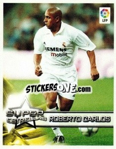 Sticker Roberto Carlos (Real Madrid) - Superliga de Estrellas 2002-2003 n. 38 - Panini