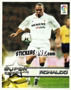Sticker Ronaldo (Real Madrid) - Superliga de Estrellas 2002-2003 n. 39 - Panini