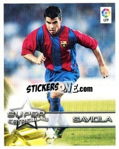Sticker Saviola (F.C. Barcelona) - Superliga de Estrellas 2002-2003 n. 40 - Panini