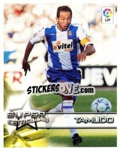 Cromo Tamudo (R.C.D. Espanyol) - Superliga de Estrellas 2002-2003 n. 42 - Panini