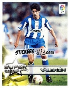 Sticker Valerón (R.C. Deportivo) - Superliga de Estrellas 2002-2003 n. 43 - Panini