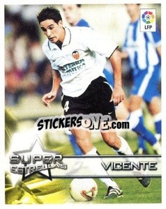 Sticker Vicente (Valencia C.F.) - Superliga de Estrellas 2002-2003 n. 44 - Panini