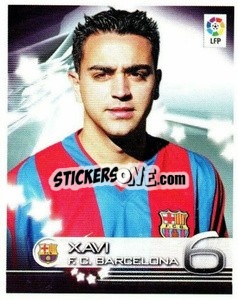 Sticker Xavi - Superliga de Estrellas 2002-2003 n. 105 - Panini