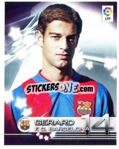 Figurina Gerard - Superliga de Estrellas 2002-2003 n. 107 - Panini