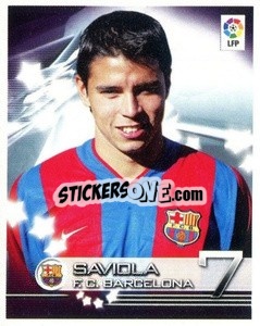 Sticker Saviola - Superliga de Estrellas 2002-2003 n. 114 - Panini