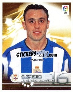 Sticker Sergio - Superliga de Estrellas 2002-2003 n. 160 - Panini