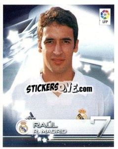 Sticker Raúl González - Superliga de Estrellas 2002-2003 n. 198 - Panini